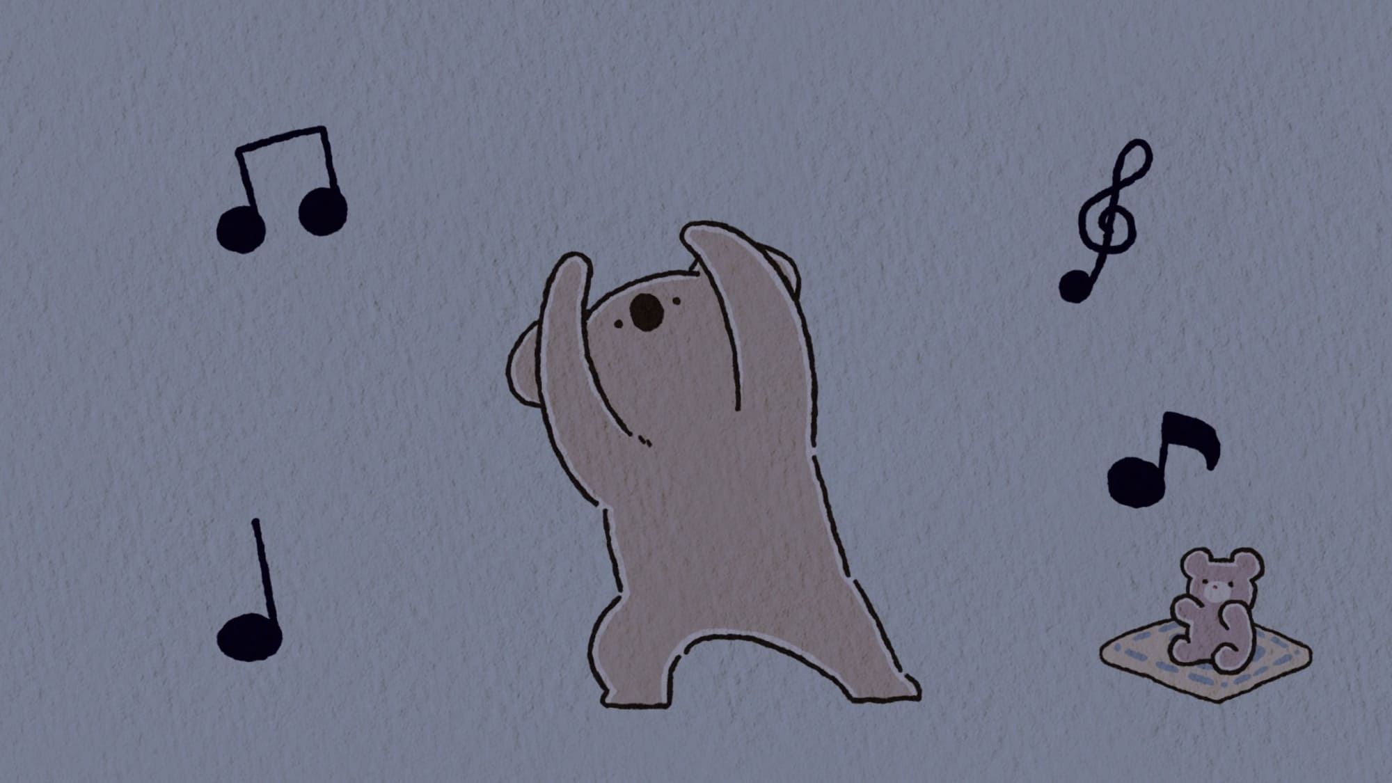 【第25話】コアラ絵日記 25話 意を決したコアラ／暗闇で踊るコアラ