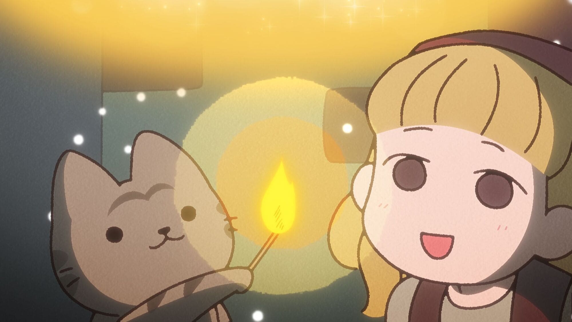 【第13話】うごく！ねこむかしばなし 13話 マッチ売りの少女とねこ