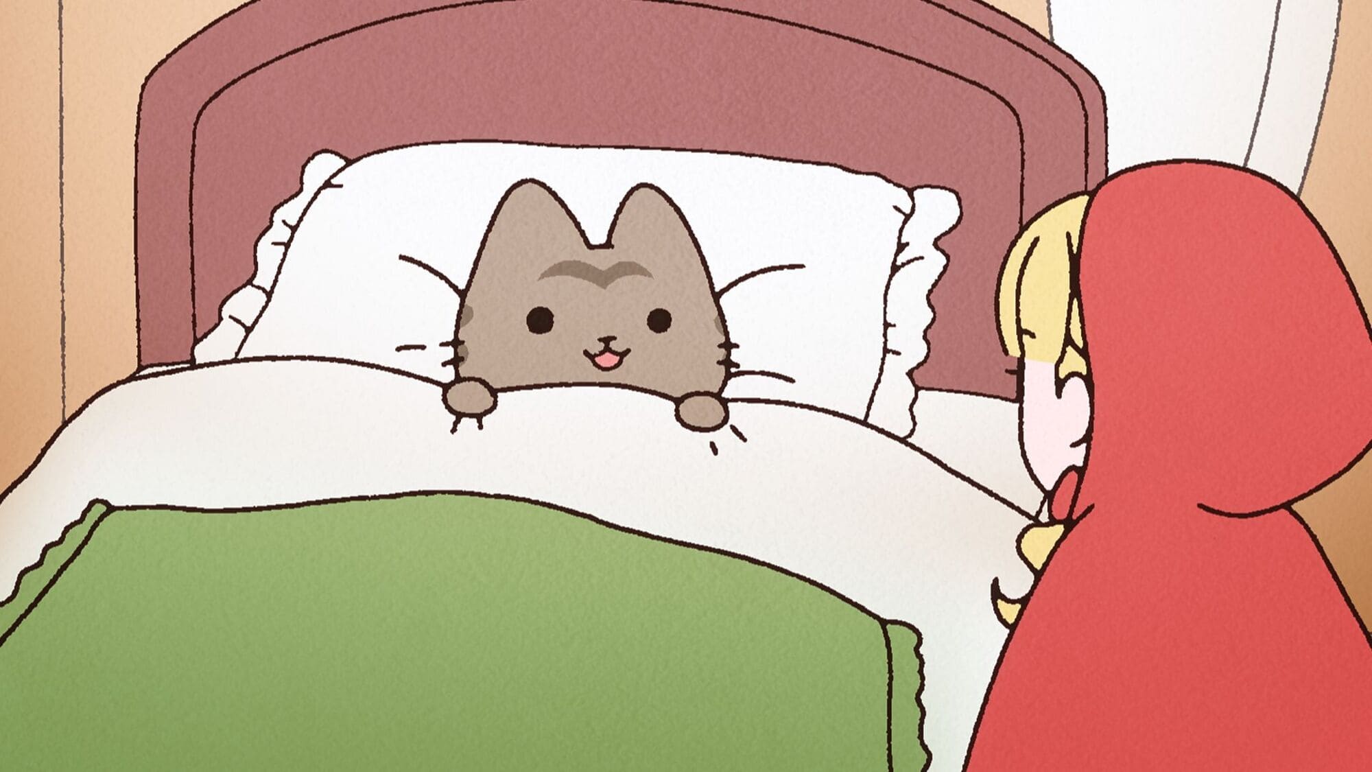 【第2話】うごく！ねこむかしばなし 2話 赤ずきんとねこ