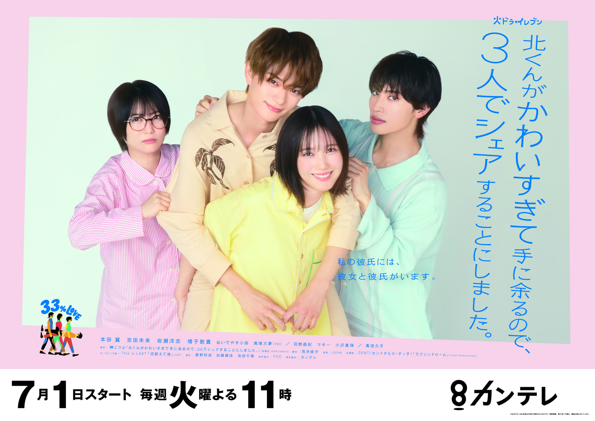 【第1期】北くんがかわいすぎて手に余るので、３人でシェアすることにしました。