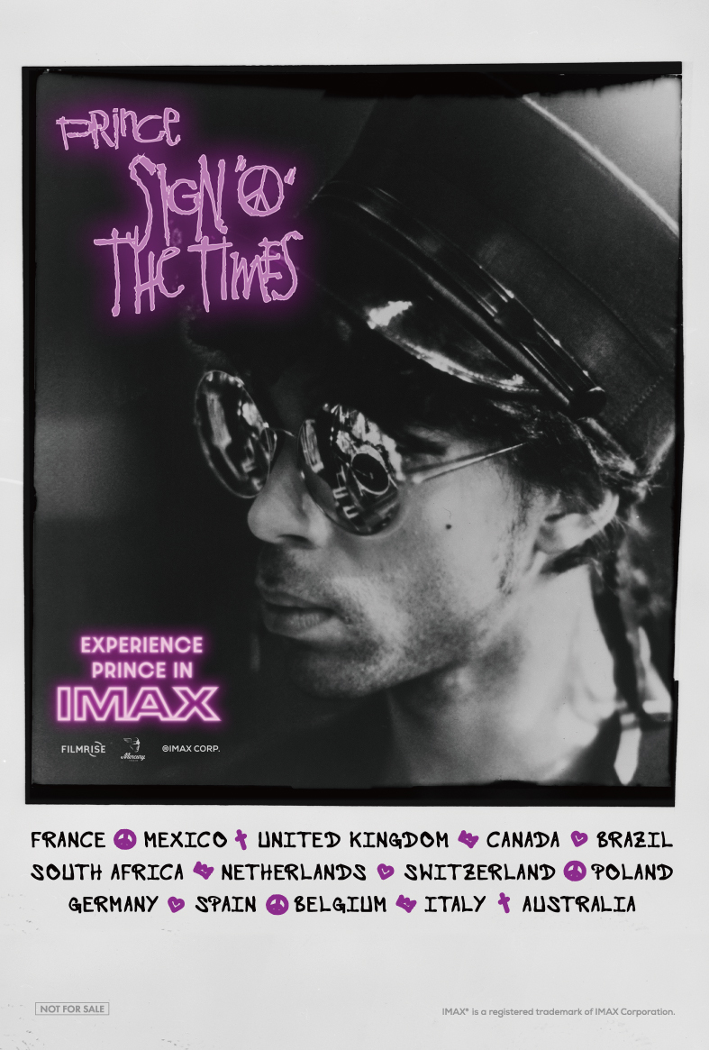 伝説のライブ映画がIMAX®で蘇る！『プリンス：サイン・オブ・ザ・タイムズ』緊急公開決定！